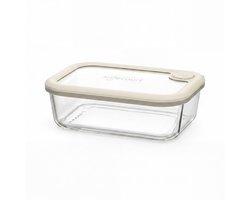 Safecourt vershoudbakjes - volledig van glas (100% micro-plastic vrij) - oven, vriezer, magnetron en vaatwasser - 1 Liter