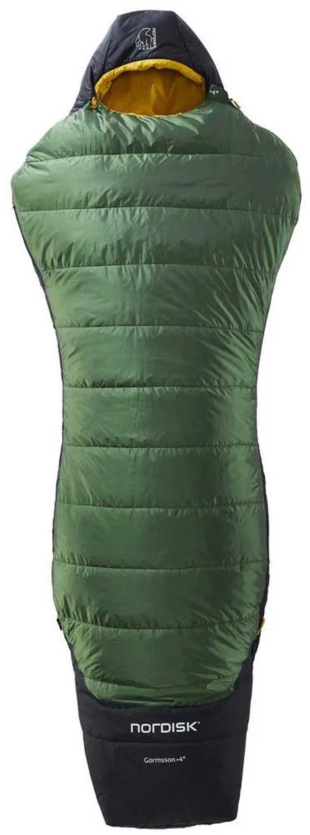 Nordisk Gormsson +4° Curve Slaapzak XL, zwart/groen