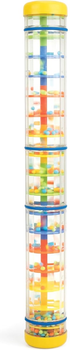 Regenstok - Geluidsspeelgoed - Baby Geluiden Leren - Ontwikkeling Hand-Oog - 40 cm - Zwart