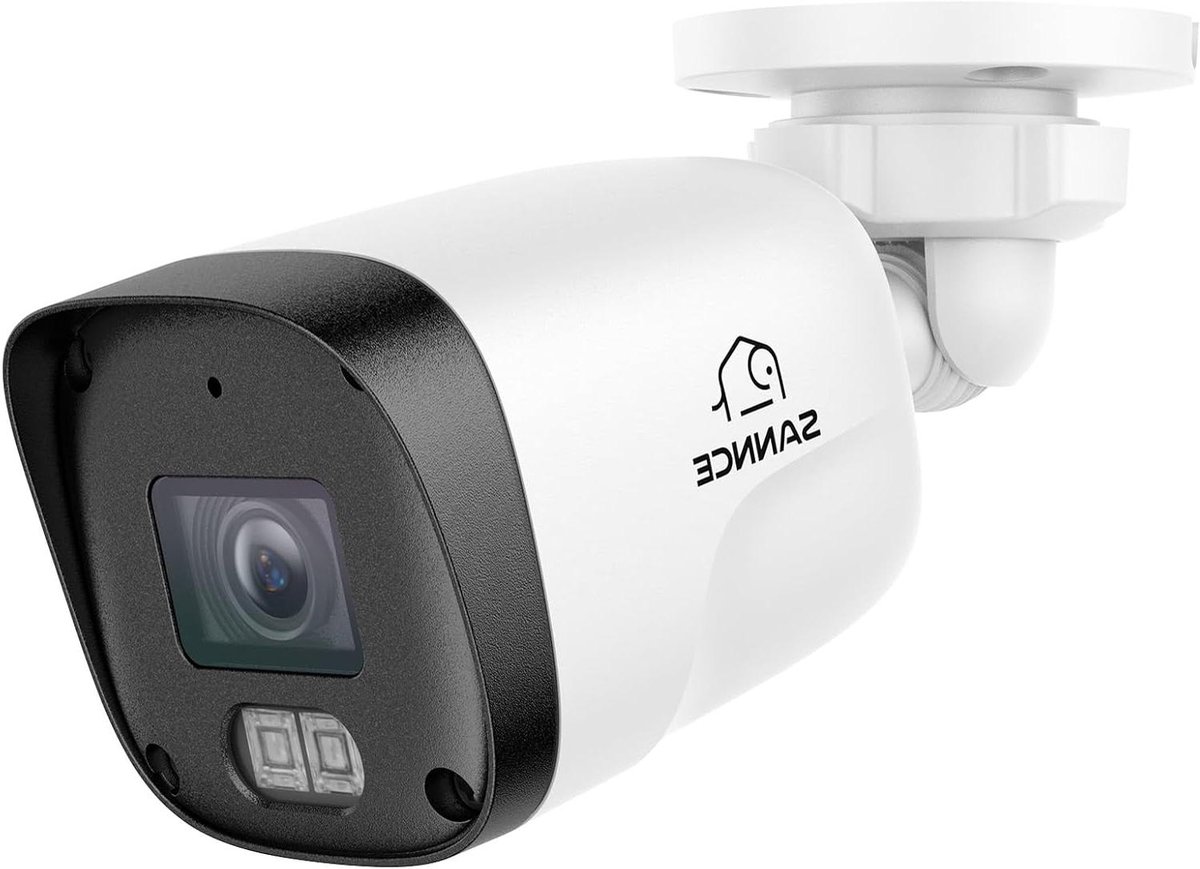 Beveiligingscamera Buiten - CCTV Camera - Huis Bewaken - Audio Opname - 30m Nachtzicht - Wit