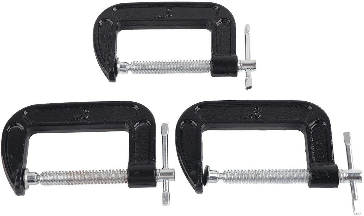 3 Stks G-clip C-klem Ijzeren Klem Sterke F-klem Houtbewerking Vaste Armatuur Klem G-type Houtbewerking F-klem Accessoires Desktop Werktafels Klem
