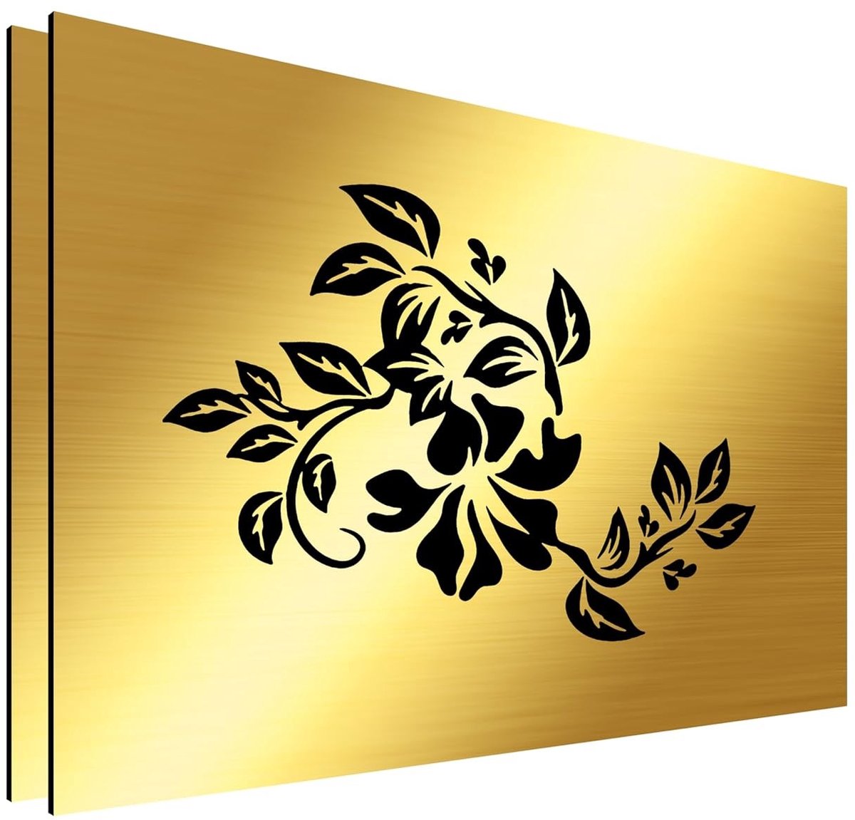 Set van 2 laserplaten voor graveren, 30 x 20 cm, 1.3 mm, ideaal voor schilderijen, naamborden en veiligheidsborden