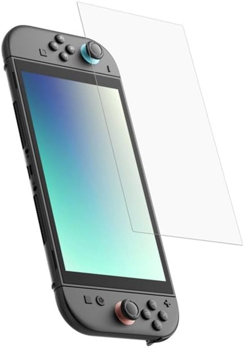 Thijox - Gaming Tempered Glass Screen Protector voor Nintendo Switch 2 - 9H Hardheid, Dun, Krasbestendig, Vingerafdrukwerend, Easy Align-frame voor Lu