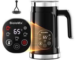 Seth Select Melkopschuimer 5-in-1 - Met LED Touchscreen – Elektrische Melkschuimer voor Warm en Koud Melkschuim - Zwart