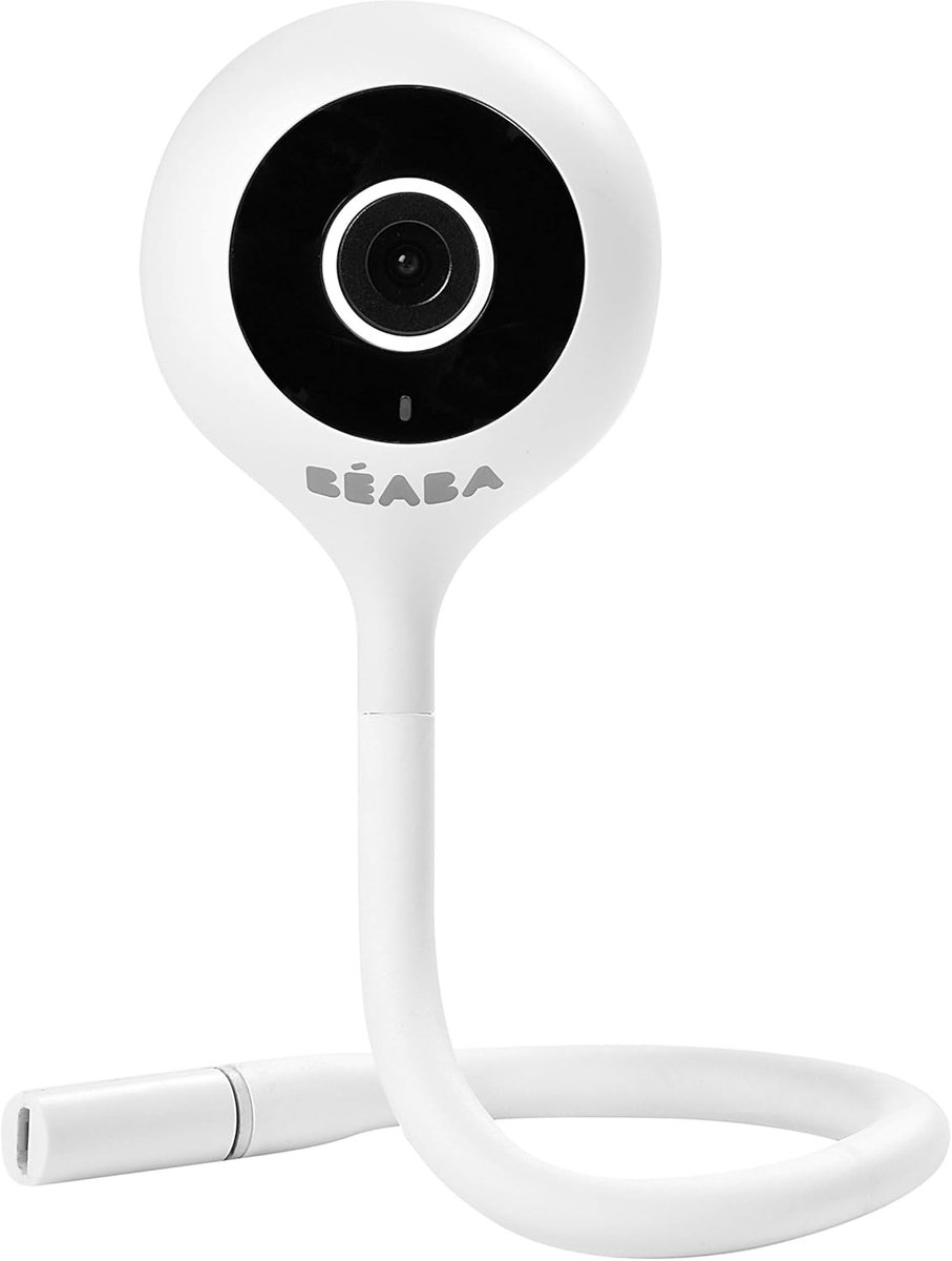 Thijox - Babyfoon Videofoon Zen Connect, Full HD Camera 1090p, Walkie-Talkie, Groot Bereik, Mobiele Aansluiting, Wifi, Slaapliedjes, Flexibele Steun v