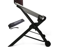 Thijox - NEXSTAND K2 Laptopstandaard Opvouwbaar Draagbaar Ergonomisch Hoogte Verstelbaar voor Bureau Laptopverhoger 10-17 inch met 8 Niveaus, Ideaal v