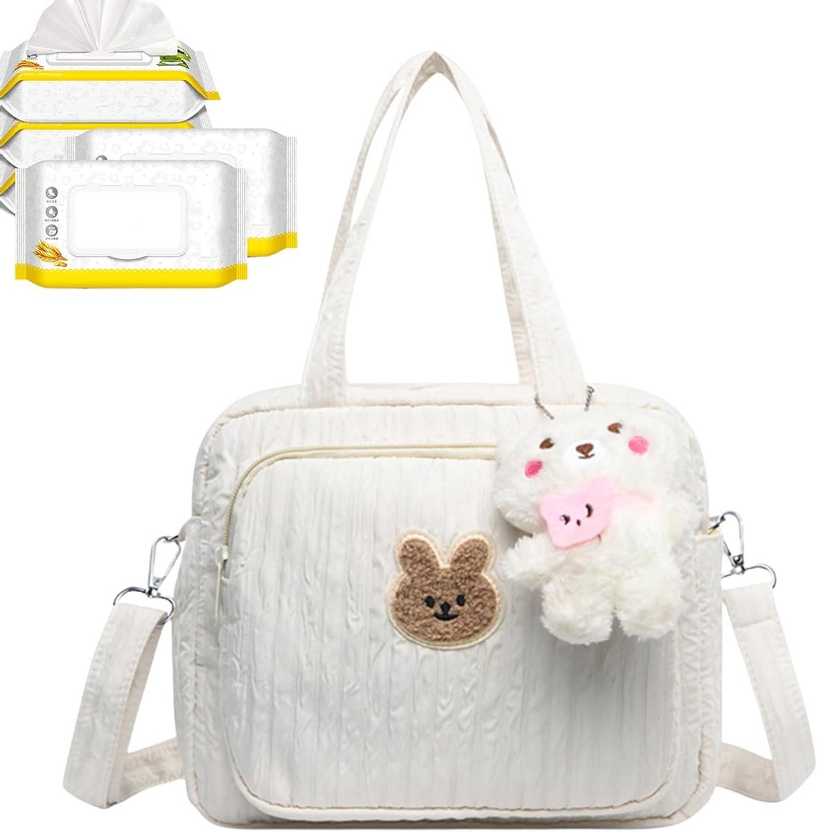 Baby Luiertas - Schoudertas Organizer - Alles Meenemen - Grote Capaciteit - 24 x 20 x 14 cm - Universeel