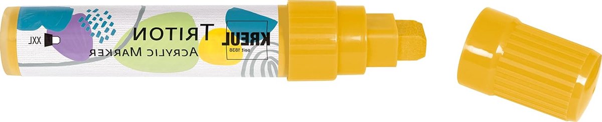 Acryl Stift - Glas Verf Marker - Decoreren Keramiek - XXL Wigpunt - 1-2 mm - Frans Groen