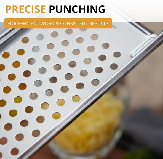 Spätzle Knöpfle Snijmachine - Deegmaker Pasta Maker - Zelf Pasta Maken - Roestvrij Staal - 315 cm - Zilver — afbeelding 5