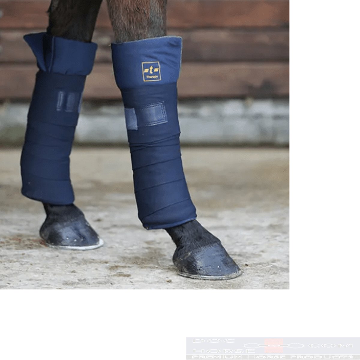 Bucas Therapy beenwikkels - Navy - One Size - Set van 4
