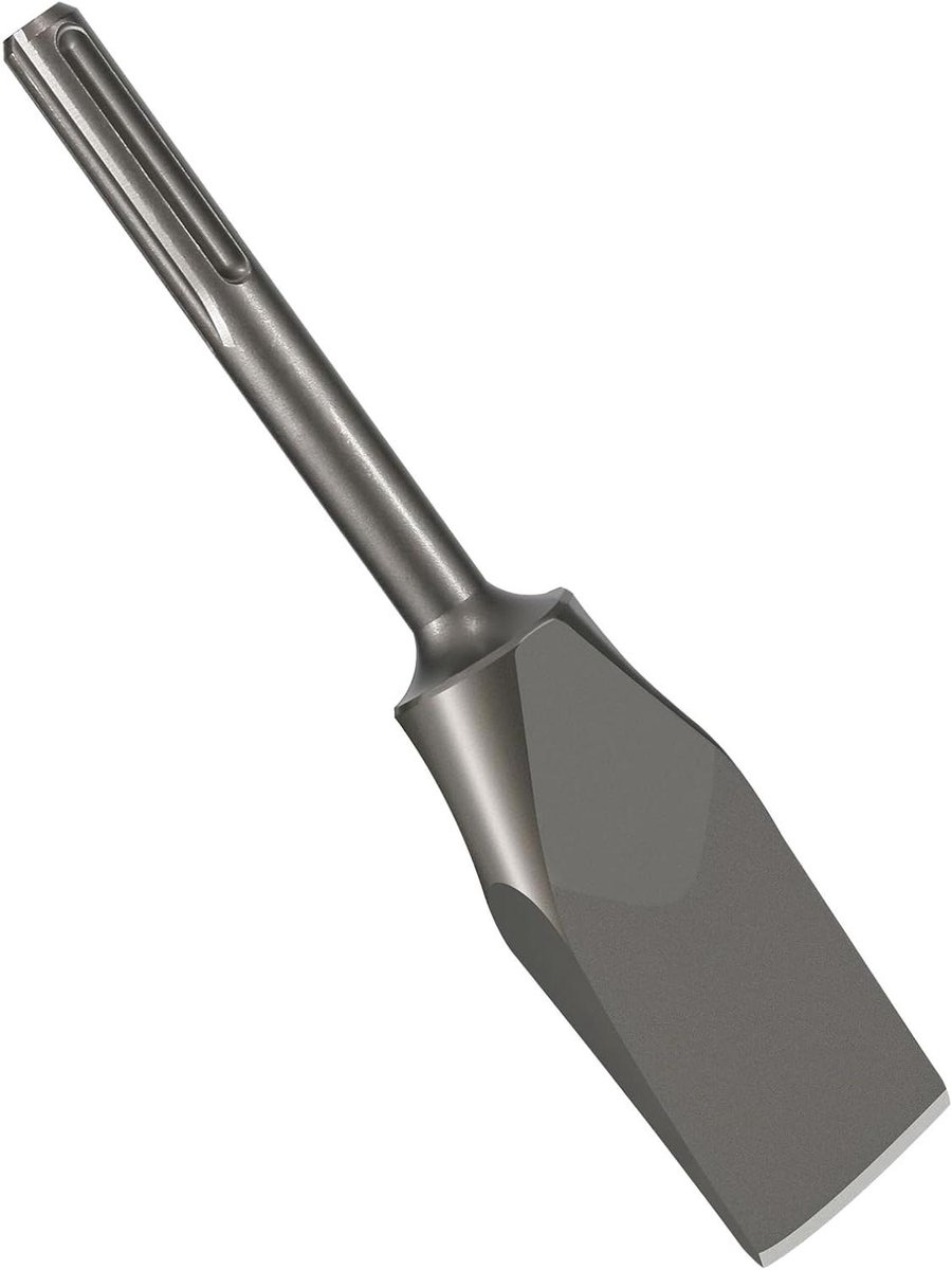 Houtkloofbijl SDS Max - Kliever Kloofbeitel - Efficiënt Hout Kloven - Gehard Gelegeerd Staal - 28 cm Lengte - Zilverkleurig