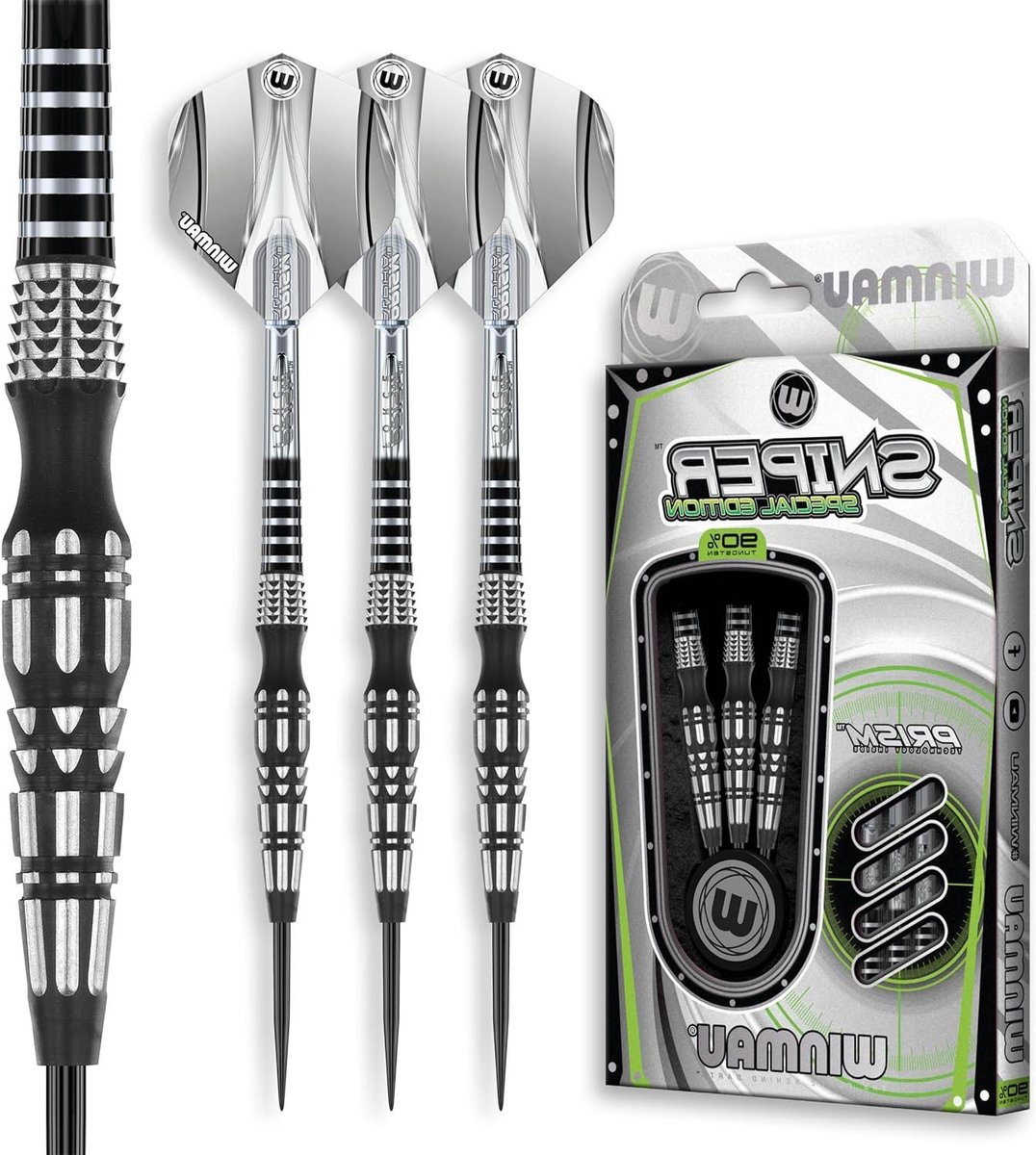 Dartpijlen Set - Stalen Darts - Precisie Werpen - 90% Tungsten - 23 Gram - Zilver