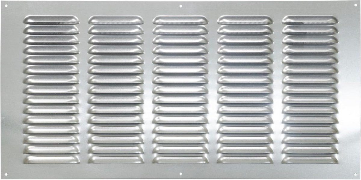 Ventilatierooster - Afdekrooster - Ventilatieopening Afdekken - Insectenwerend Net - 50 x 25 cm - Verzinkt