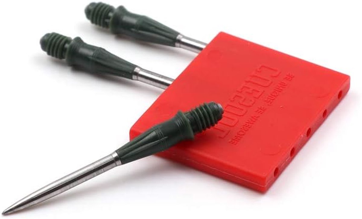 Dartpunten Conversie Set - Soft naar Steel - Darts Spelen - Zandgestraalde Grip - 35mm Lengte - Groen