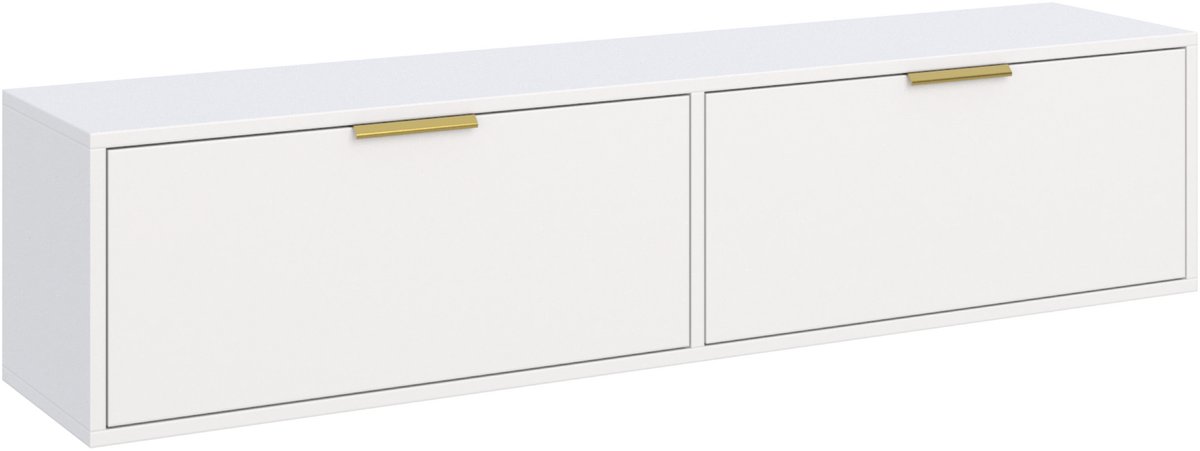 Selsey Vena – TV-meubel met 2 deuren, lade en nis - Kasjmier - 160cm