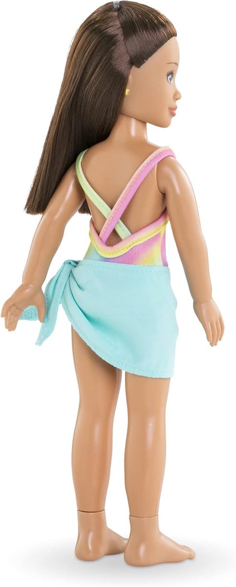 Prachtig Zomer Speelgoed Meisjespop 28 cm met Strandoutfit en Accessoires, Vanillegeur van prachtig — afbeelding 5