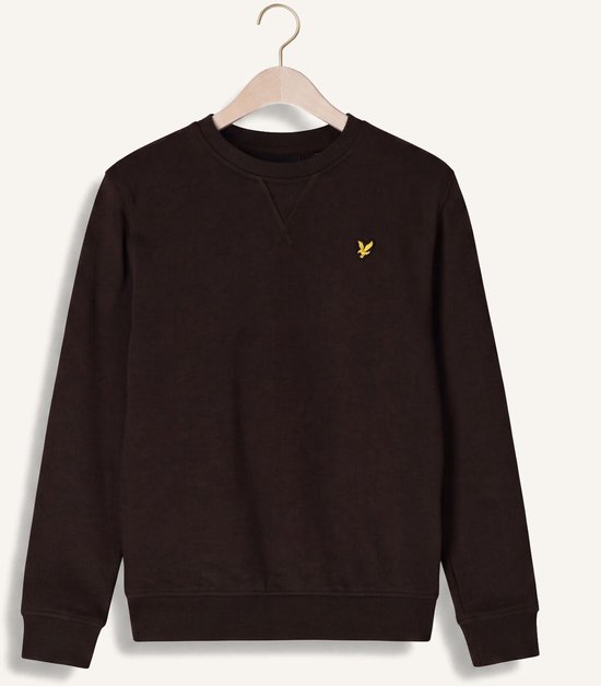 Lyle & Scott Crew Neck Sweatshirt Truien & Vesten Jongens - Sweater - Hoodie - Vest- Bruin - Maat 164/170