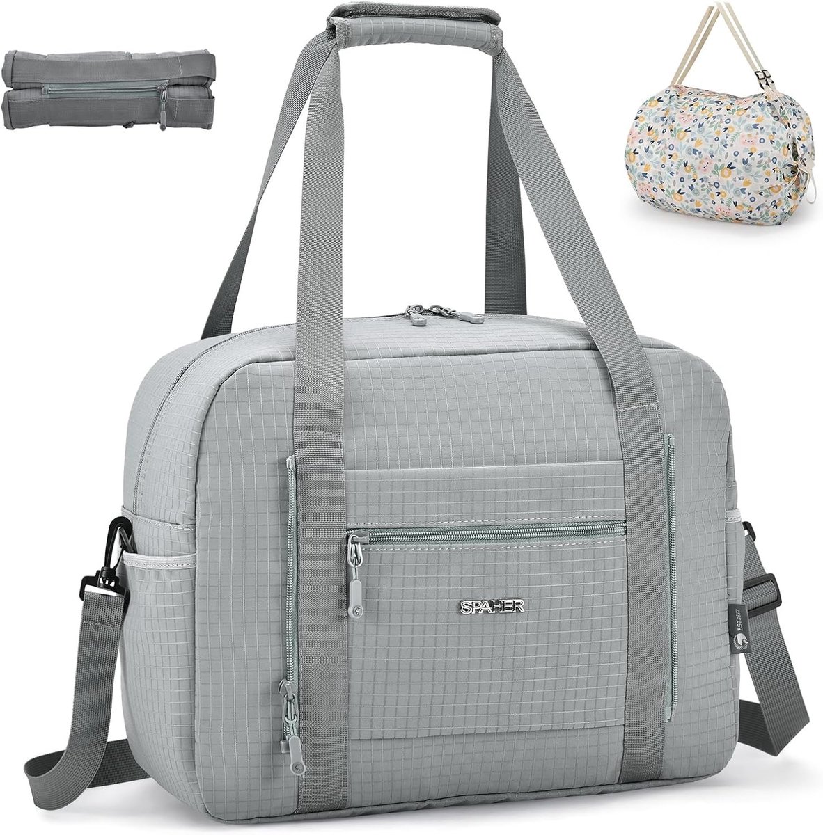 Reisweekender Duffle Bag 40x30x20 voor Transavia en Wizzair - Waterdichte Sporttas met Opbergtassen en Vochtzak - Lichtgewicht Fitness Bag voor Mannen en Vrouwen