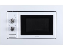 Inbouw Magnetron - Compacte Oven - Snel Maaltijden Bereiden - Mechanische Timer - 20 Liter - Wit