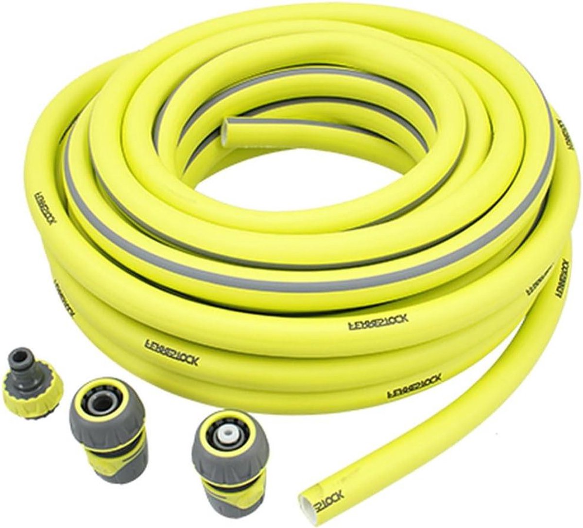 Tuinslang - Waterslang Flexibel - Tuin Besproeien - Anti-verdraaiing - 15 meter - Geel