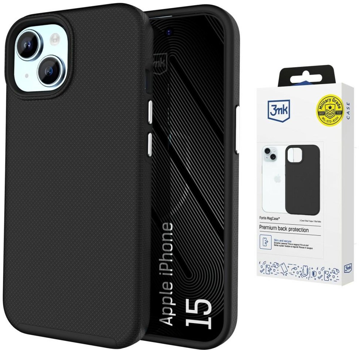 3MK Fortis MagCase Hoesje voor Apple iPhone 15