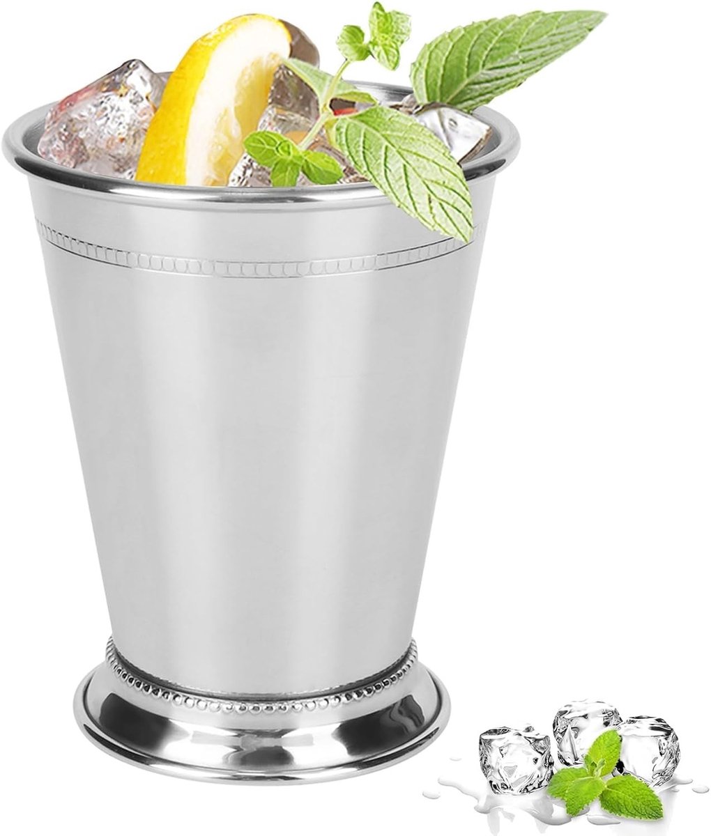 Stainless Steel Cocktail Mug voor Mint Julep en Mojito, 13.5 Ounce, Perfect voor Feestjes en Mixed Drinks