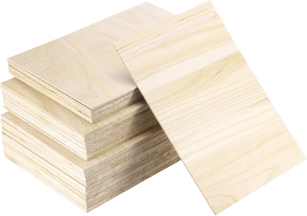 Houten Trainingsplanken voor Karate en Taekwondo - 30 Stuks in 3mm, 6mm en 9mm Dikte voor Effectieve Oefeningen en Punching Training