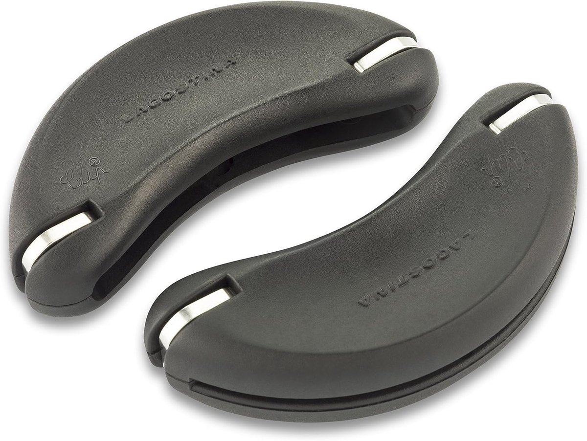 Thijox - Pratica 2 Handgrepen voor Pannen, Duurzaam en Ergonomisch, Geschikt voor Keuken en Koken, Ideaal voor Thuisgebruik, Zwart