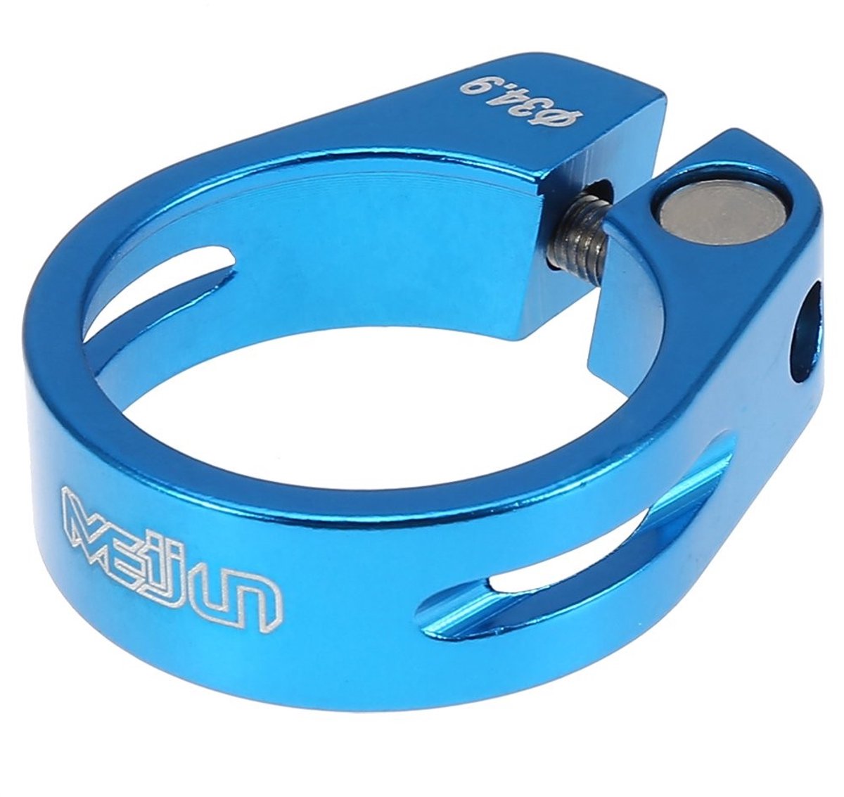 Dailygoods- Zadelpen Klem 34,9mm - Aluminiumlegering - Fietsaccessoire - Lichtgewicht - Duurzaam - Slijtvast - Fiets Klem
