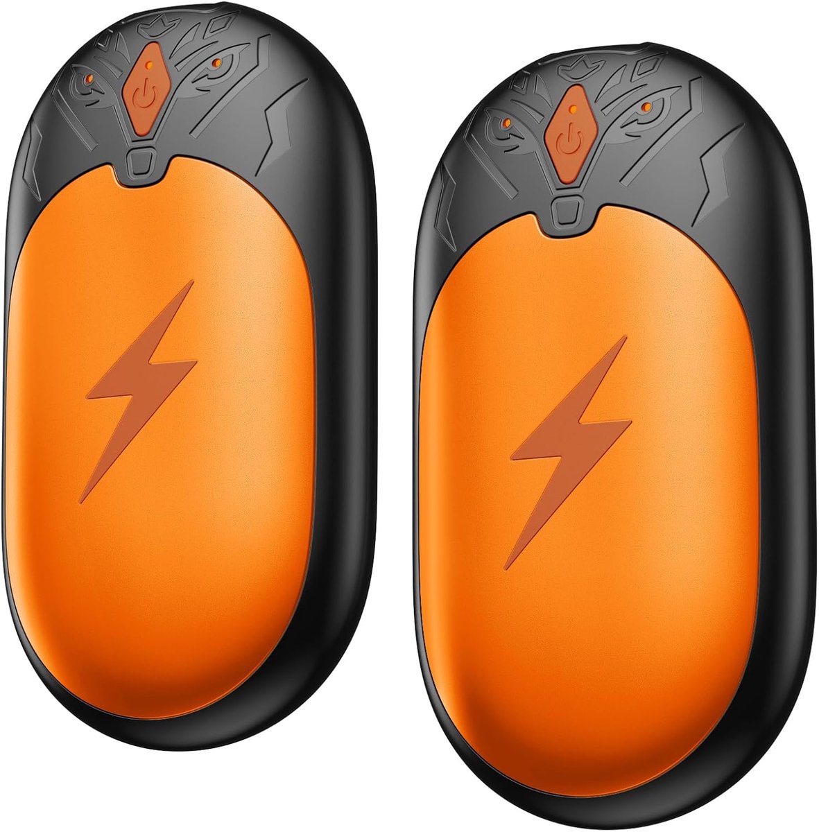 SnelShoppen - 2 Pack Oplaadbare Handwarmers - Elektrische Handwarmers met 20 Uur Verwarming - 2-in-1 Draagbare Handwarmers - Draadloze USB Pocket Hand