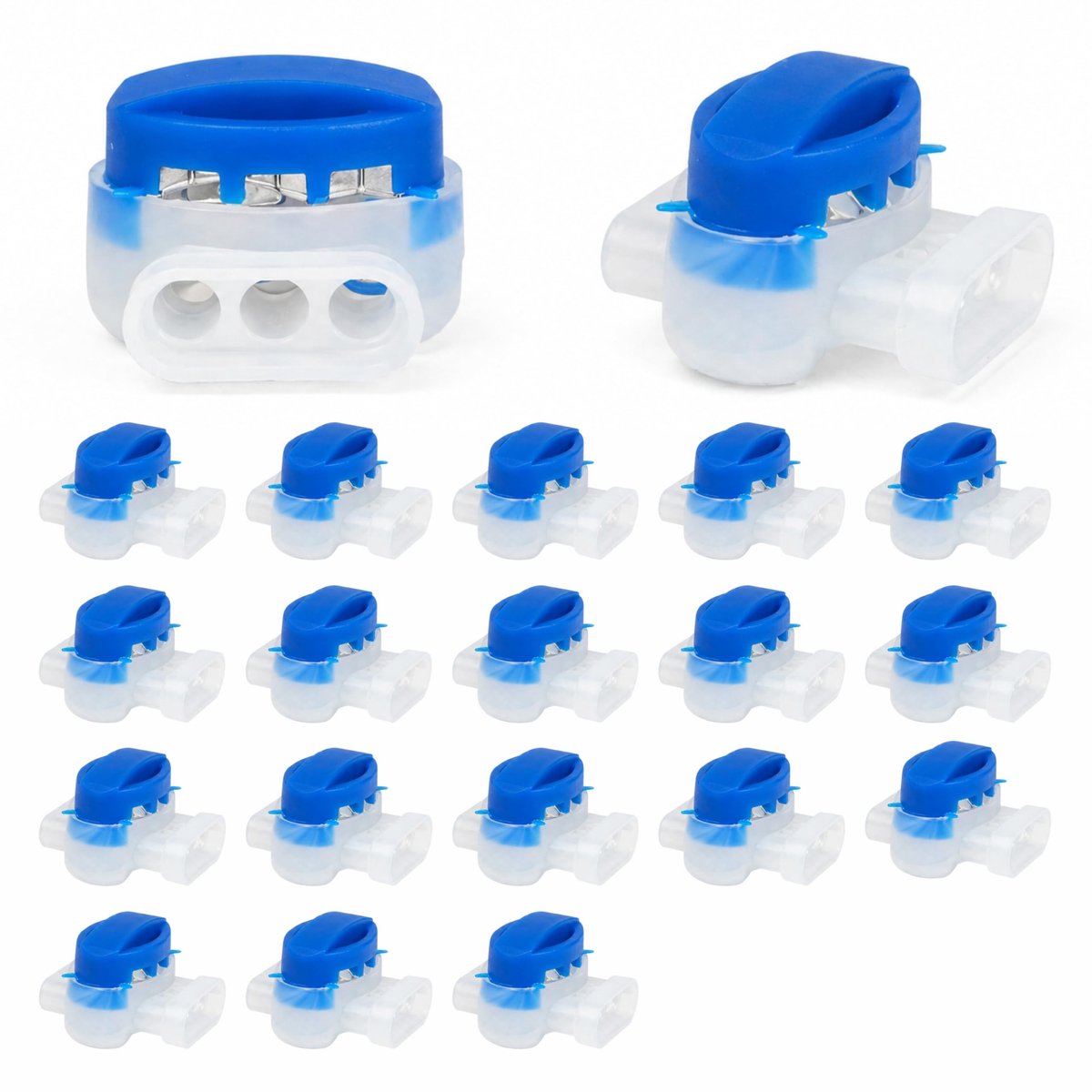 Dailygoods- Begrenzingskabelverbinder 20 Stuks - Kabelconnector Waterdicht - Draadconnector - Reparatieset - Duurzaam - 22-14AWG S1 Versie