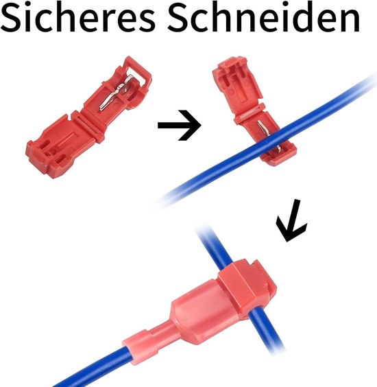 Thijox - Waterdichte Kabelverbinder voor Robotmaaier - 25 Aansluitklemmen en 5 Kabelklemmen - Ideaal voor Begrenzingskabel en Kabeluiteinden - Robuust — afbeelding 2