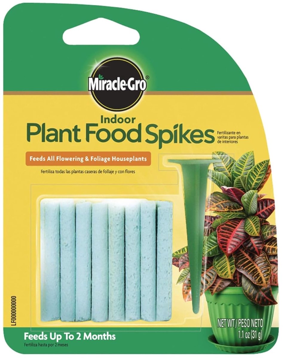 SnelShoppen - Plantenvoedingsspikes voor Kamerplanten - Eenvoudige Toepassing - Voeding voor Gezonde en Groene Planten - 10 Stuks - Ideaal voor Binnen