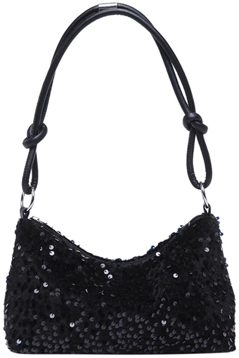 Inovra- Handtas met glinsterende pailletten - Schoudertas - Avondtas - Elegante handtas - Hoogwaardig materiaal - Afmetingen 24 x 15 x 6,5 cm - Clutch