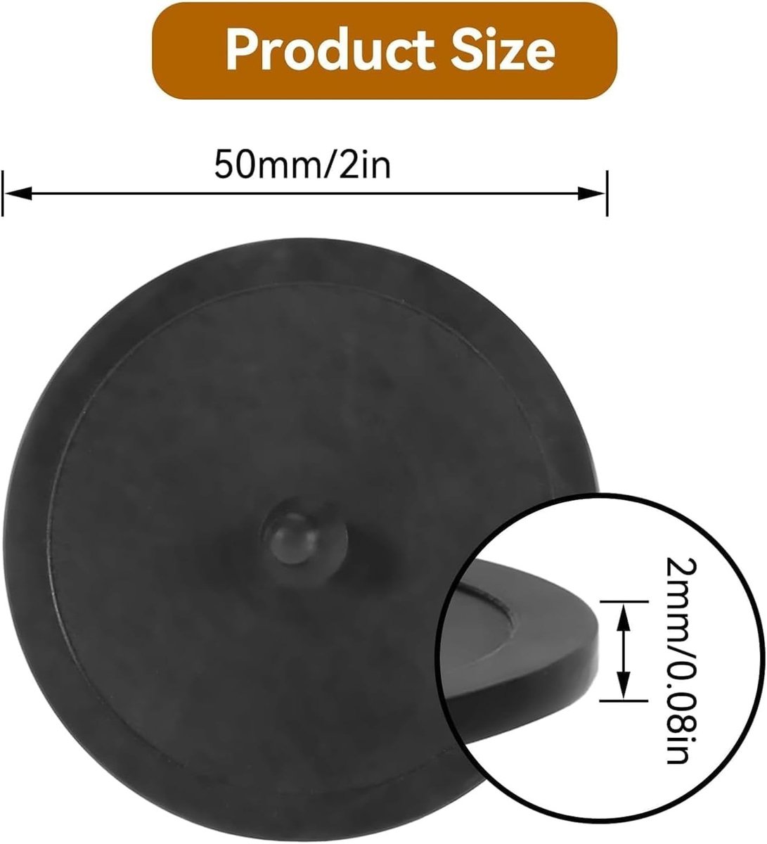 Reinigingsaccessoires voor espressomachines - rubberen backwash schijf, blinde filter voor effectieve reiniging, geschikt voor standaard zeefdragers, duurzaam en gebruiksvriendelijk