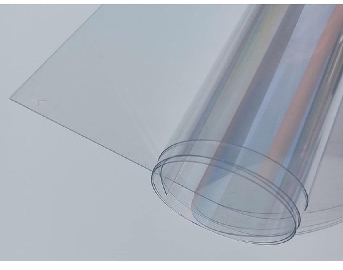 Polycarbonaat Plaat - Transparante Kunststof - Beglazing en Bescherming - UV-Beschermd Dubbelzijdig - 205 x 122 cm - Helder