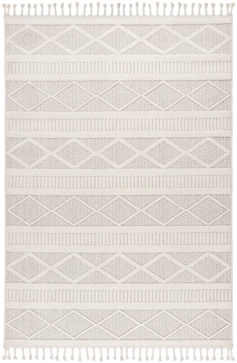 Dutch XXL Scandinavisch Vloerkleed | Tapijt | Tunis | Ruiten | Crème, foto 2