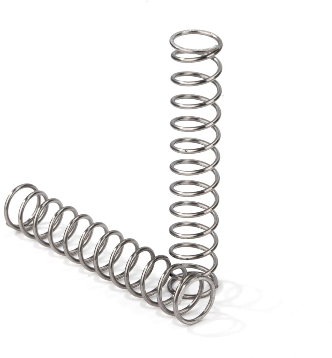 RVS compressieveren 25 mm met 0,9 mm draaddiameter en 8 mm binnendiameter - 10 stuks voor optimale veerkracht en duurzaamheid