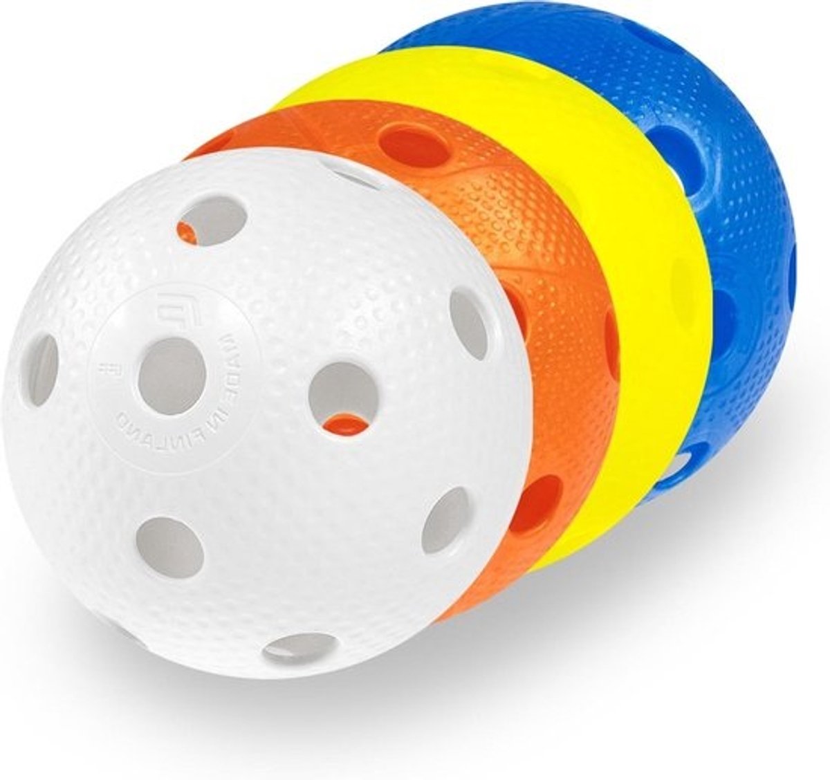 Floorball Ballen - Unihockey Ballen - Wedstrijd en Training - IFF Goedgekeurd - 72 mm - Color Mix