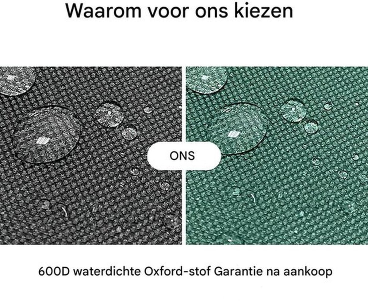 Waslijnhoes - Roterende Wasdrogerhoes - Beschermende Weerbestendige Cover voor Tuin Droogrekken - 1 Stuk - Groen
