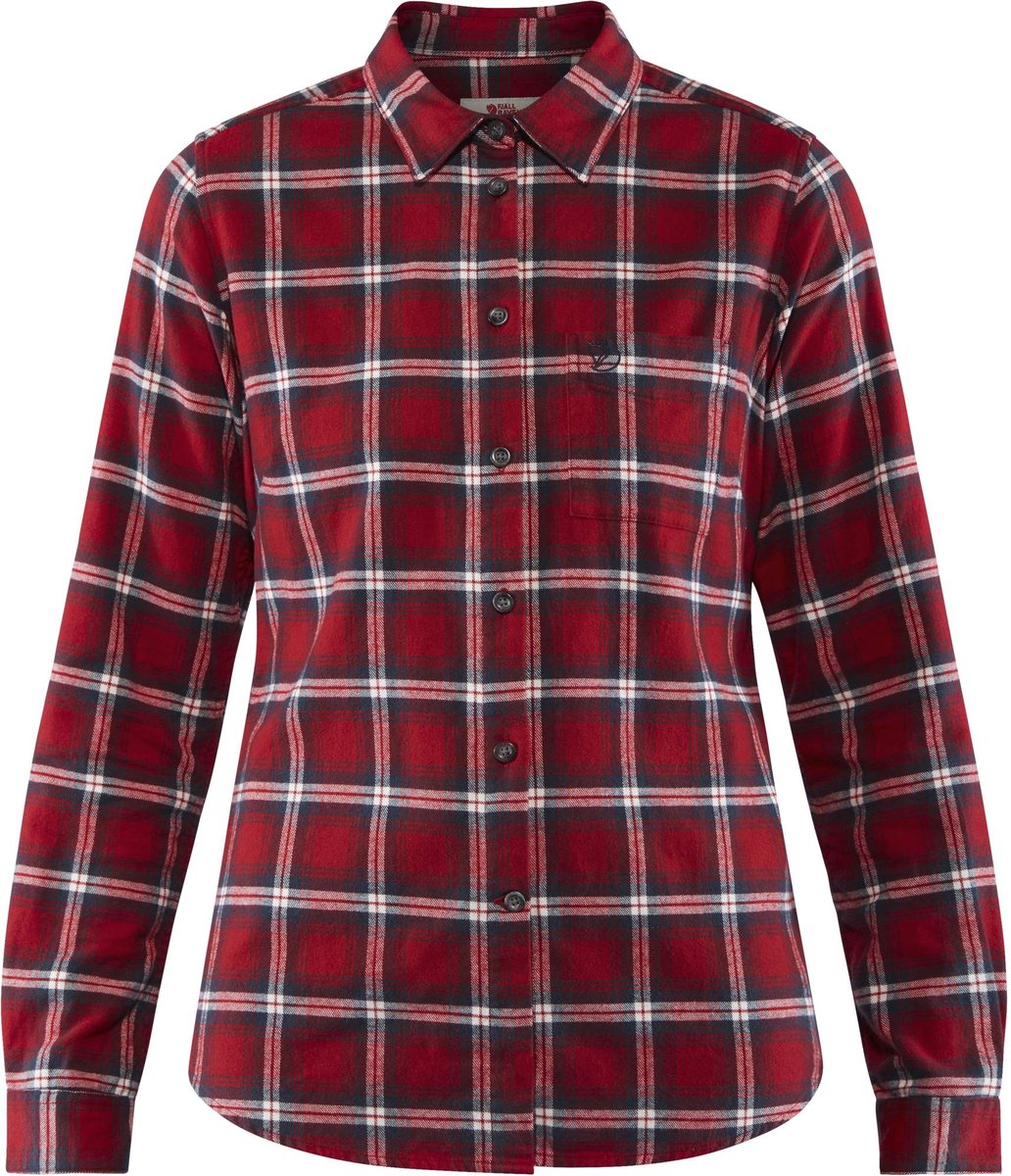 FJALLRAVEN Ovik flannel shirt W 89833 325 deep red M