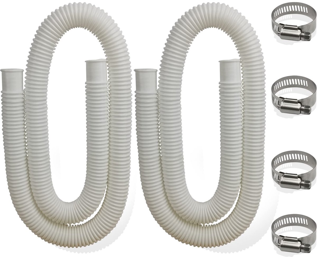 Vervangende Zwembad Slang - 1,2" Diameter, 59" Lang - 2 Stuks