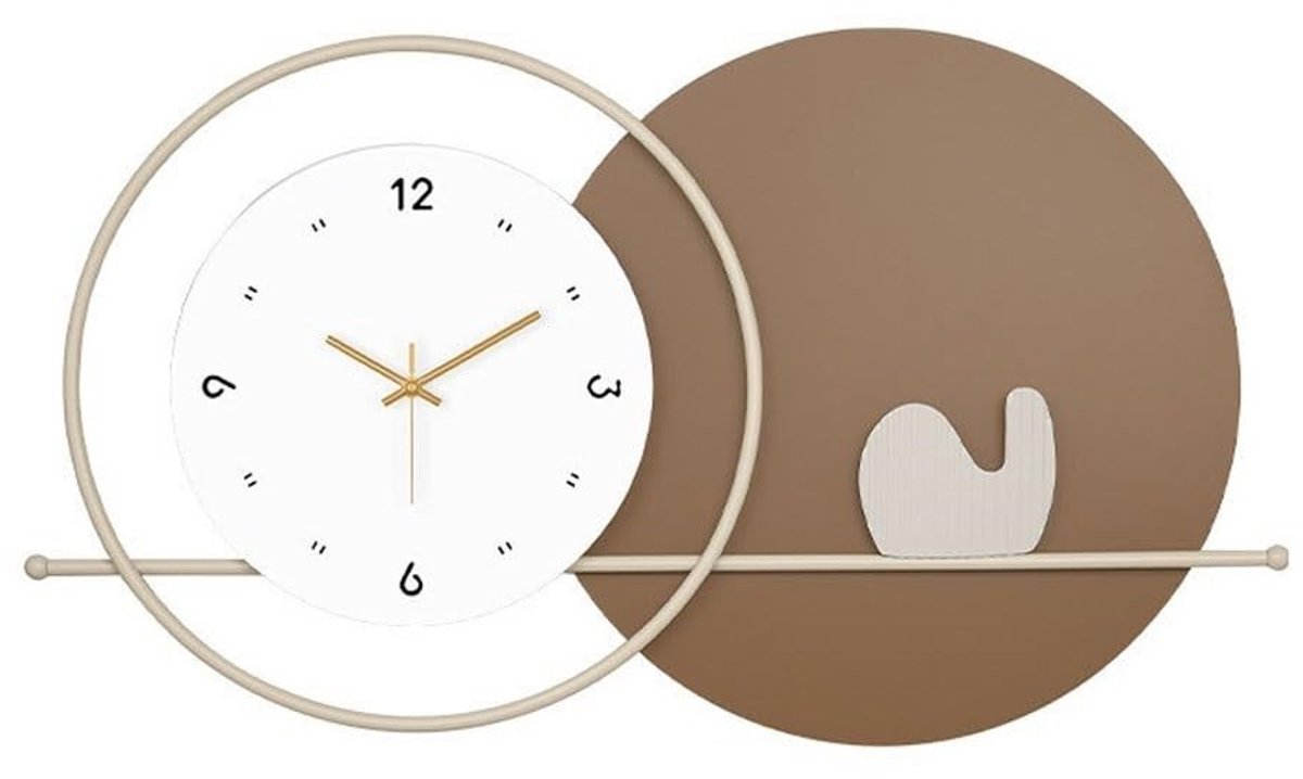Wandklok - Stille werking - Moderne wanddecoratie