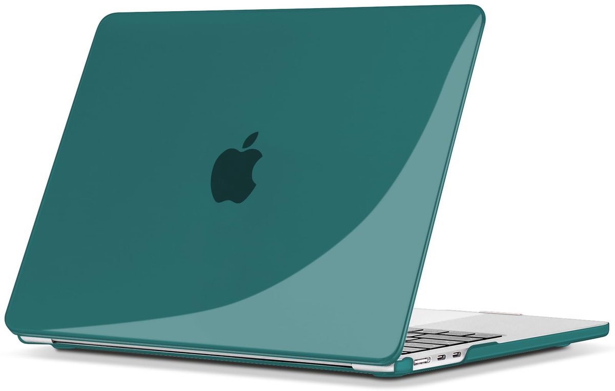 Case voor MacBook Air 13.6 inch - Ultra Dun Beschermende Hard Shell - Donker Turquoise