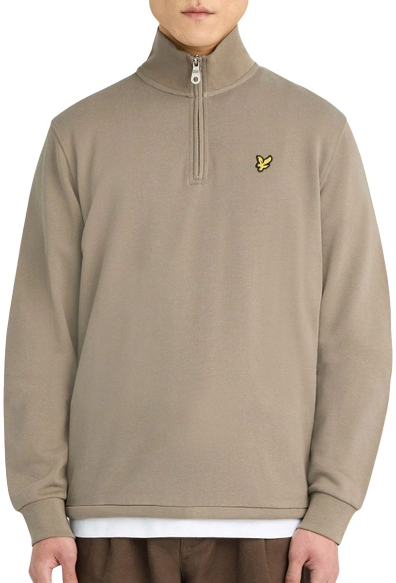 Lyle & Scott Loopback Half Zip Sweater Heren - Maat XS