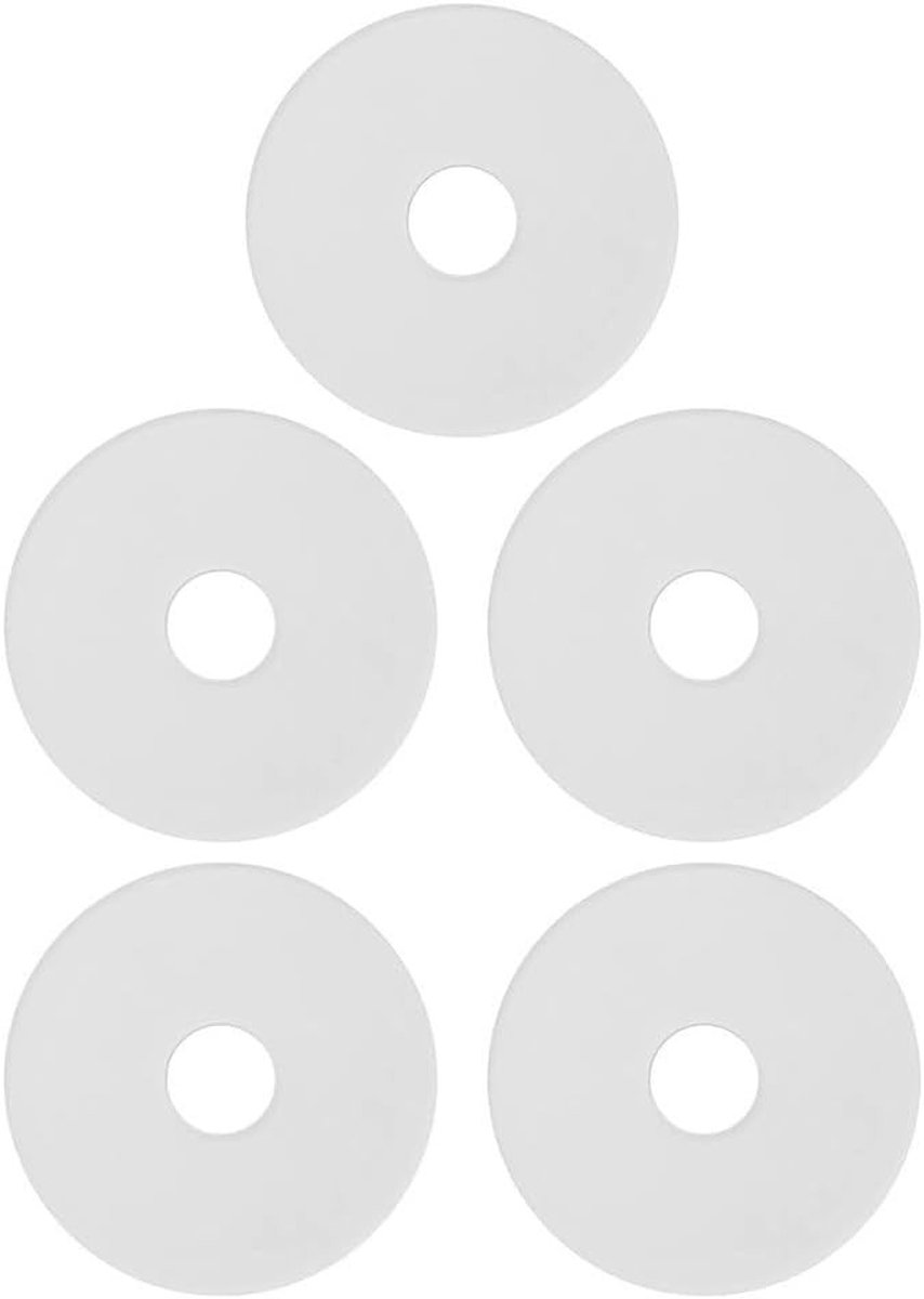 Set van 5 Flush Valve Seals, Rubber Waterdichte Wasringen en Stop Pads voor Dubbele Spoelklep, Ideaal voor Sanitair en Waterbeheer