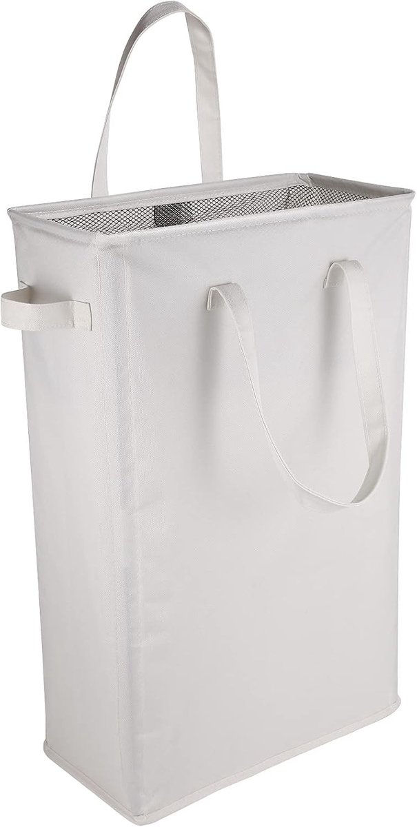 Ruimtebesparende 45L Wasmand van Oxford Stof, Vouwbare Hoekmand voor Kleding en Speelgoed met Stevige Handvatten, Ideaal voor Kleine Ruimtes en Vuile Was