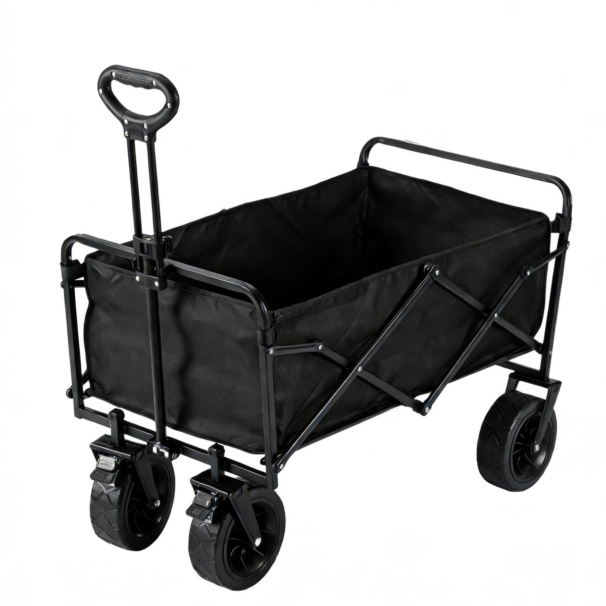 Vouwbare Transporttrolley - 120 L Capaciteit, 100 kg Belastbaar