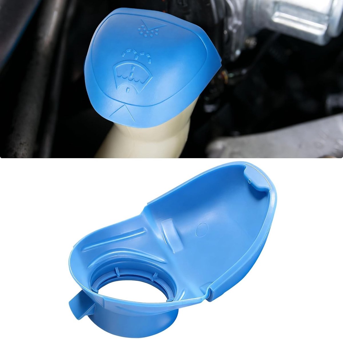 Windscreen Bottle Cap voor Auto, Vloeistofreservoir en Ruitensproeier Tankdeksel, Geschikt voor Skoda 6V0955485, Inclusief Reinigingsvloeistof en Waterdicht Ontwerp