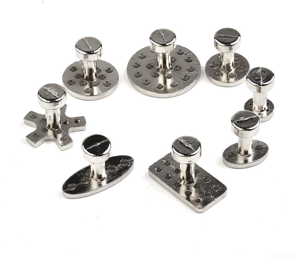 Aluminium Lijm Puller Tabs Kit - 8 Stuks Voor Deukverwijdering